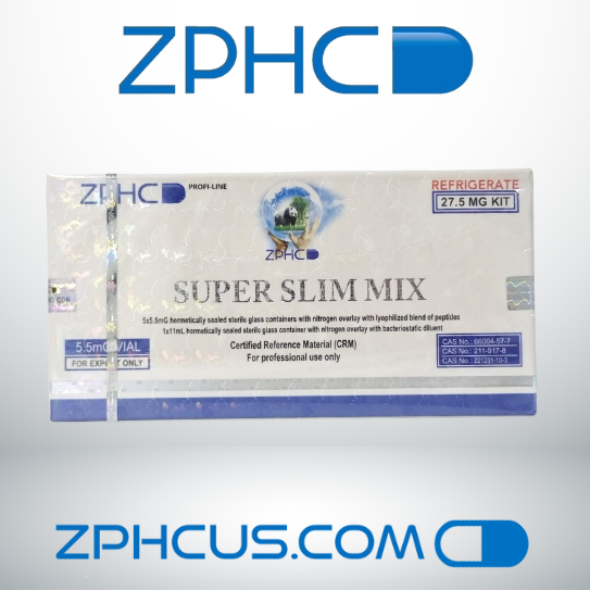 Super slim mix (AOD 2.5 + FRAG 2.5 + adipotide 0.5) 27.5 mg ZPHC